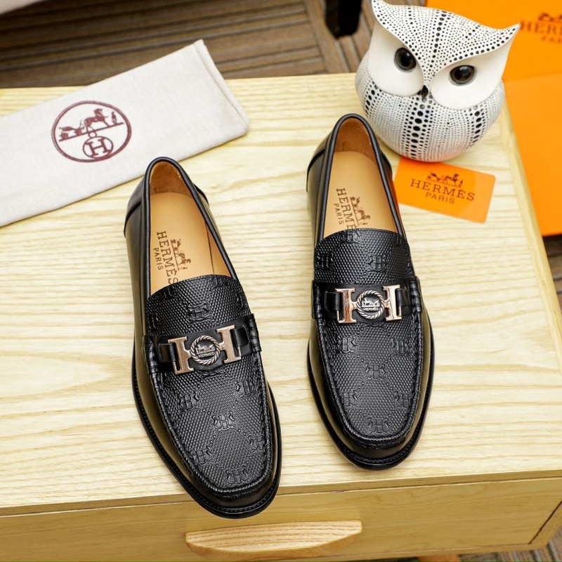 H**mes leather shoes